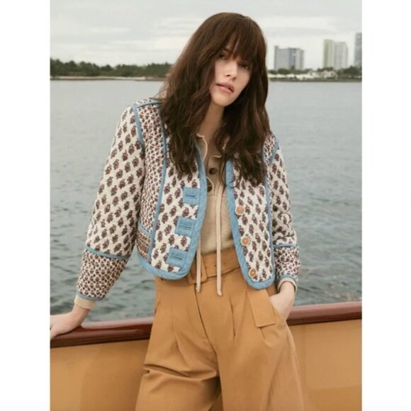 Veronica Beard Kamila Reversible Quilted Jacket - Picture 9 of 9